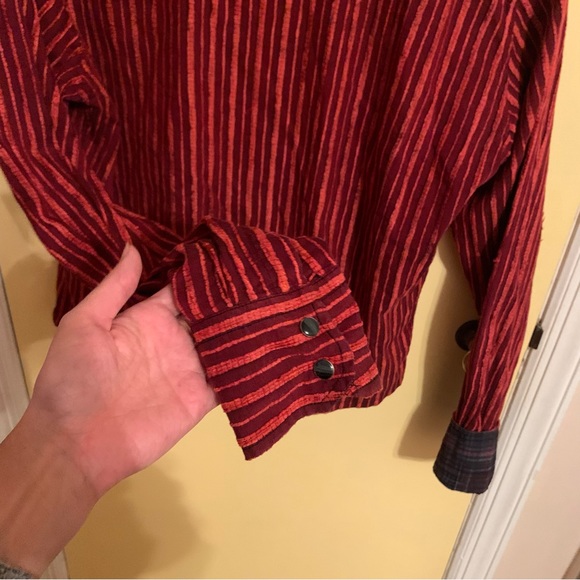 Georg Roth Red Button Down Shirt - Picture 5 of 6